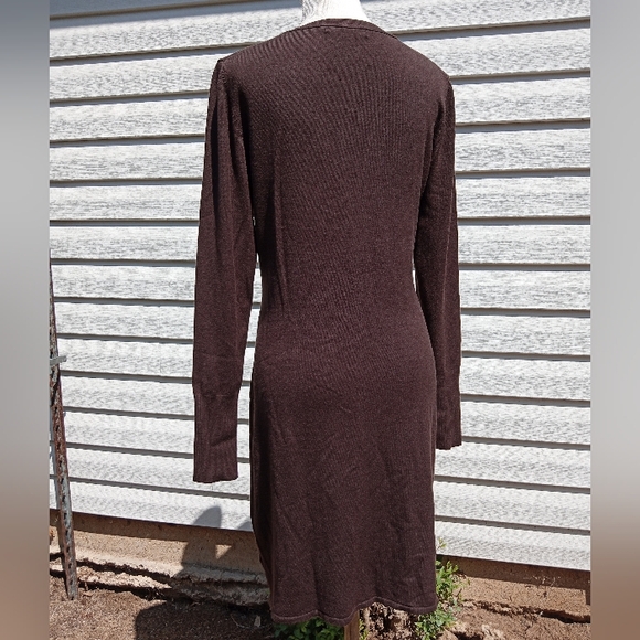 BCBG MaxAzria Brown Sweater Dress - Picture 3 of 7